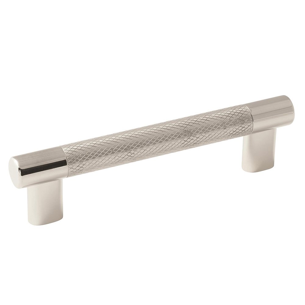 Amerock 5" Centers Handle in Polished Nickel and Stainless Steel