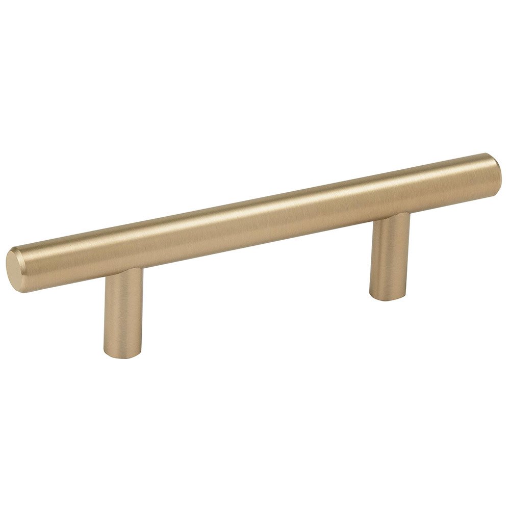 Amerock 3" Centers (5 3/8" O/A) Bar Pull in Golden Champagne