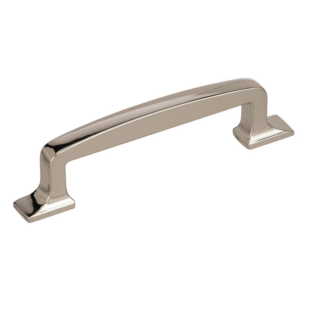 Amerock 3 3/4" Centers Cabinet Pull in Polished Nickel