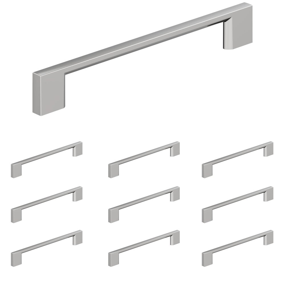 Amerock 10 Pack 6-5/16" (160mm) Centers Pull in Polished Chrome