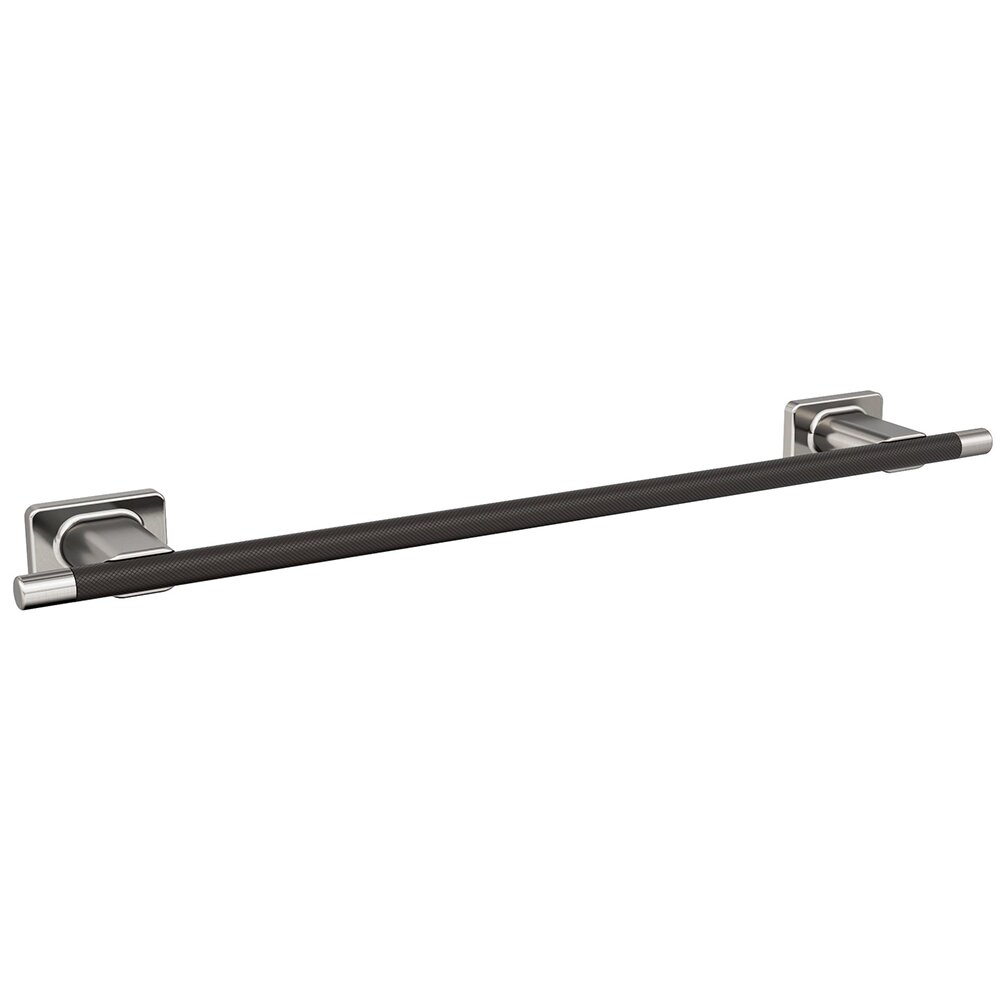 Amerock 18" (457 mm) Towel Bar in Brushed Nickel and Oil Rubbed Bronze