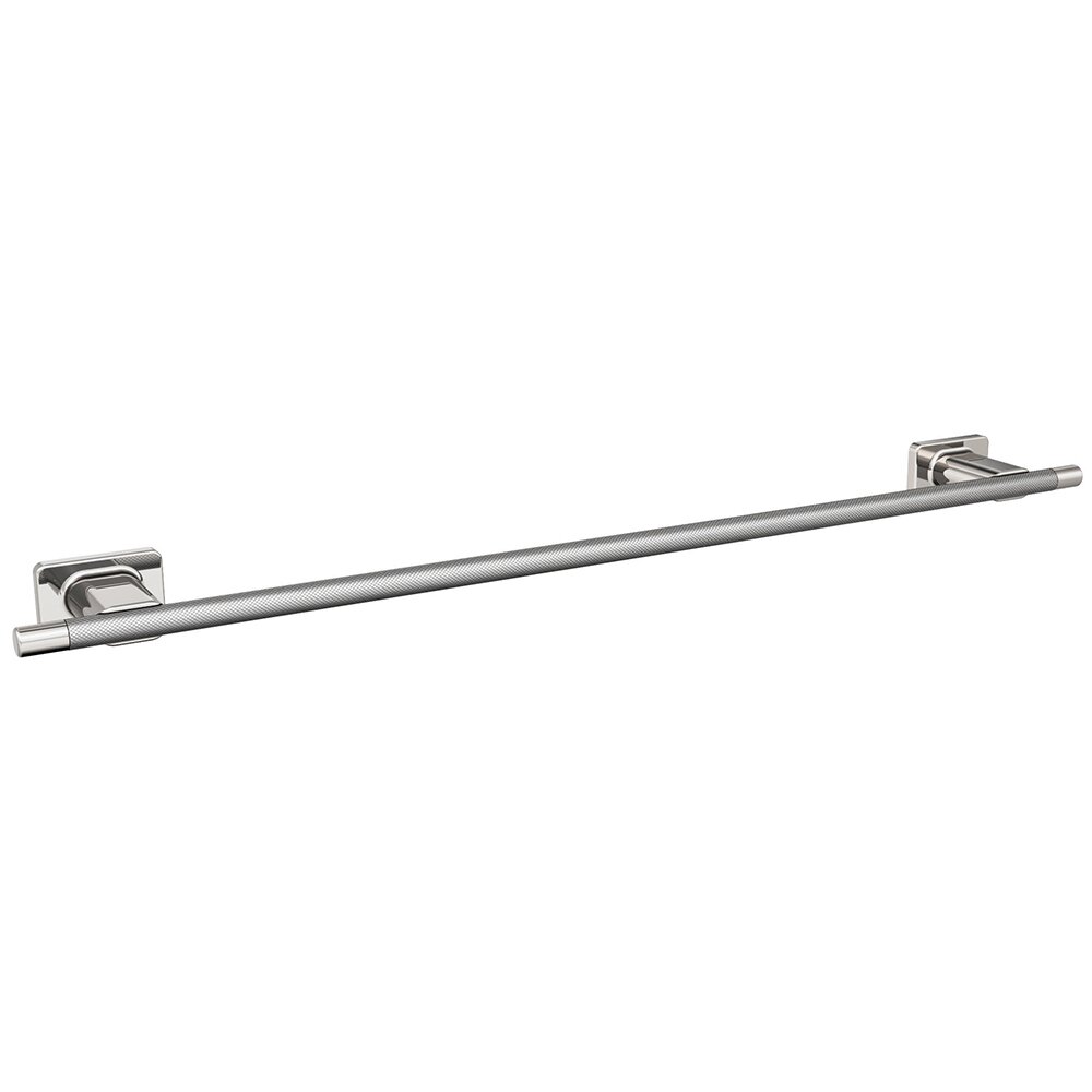 Amerock 24" (610 mm) Towel Bar in Polished Nickel and Stainless Steel