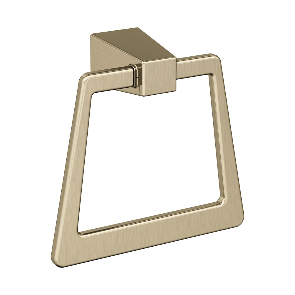 Amerock 6 13/16" (173 mm) Length Towel Ring in Golden Champagne