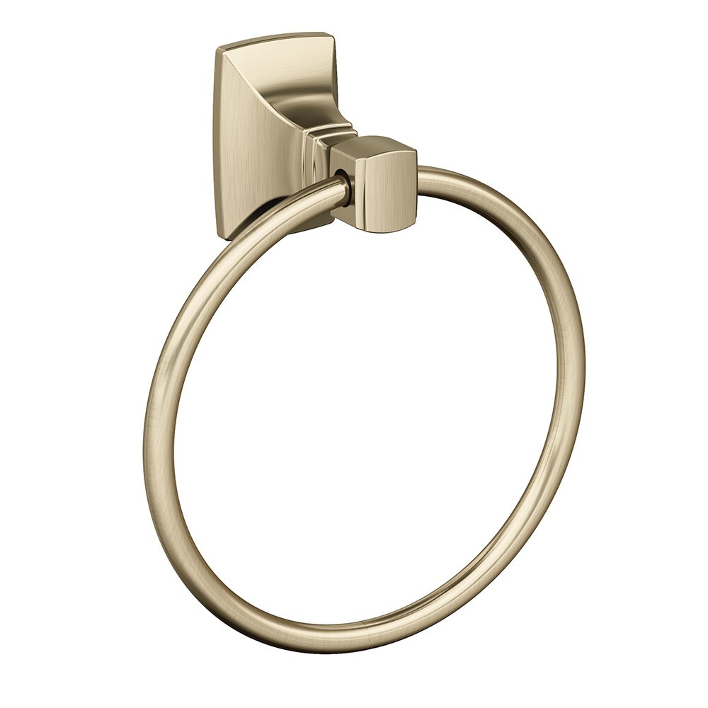 Amerock 7 7/16" (189 mm) Length Towel Ring in Golden Champagne