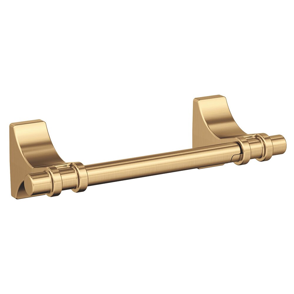 Amerock Pivoting Double Post Toilet Paper Holder in Champagne Bronze