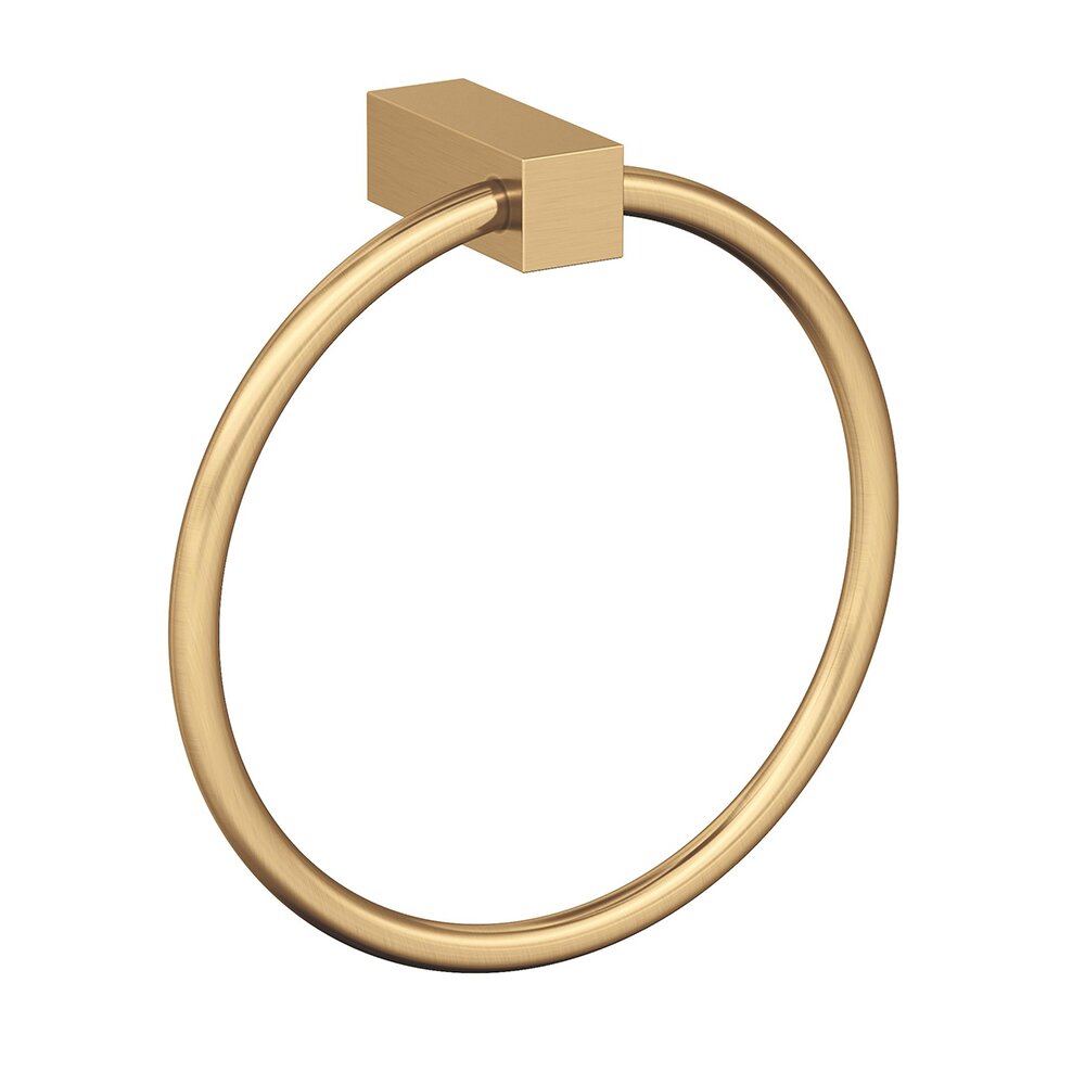 Amerock 6 1/2" (165 mm) Length Towel Ring in Champagne Bronze