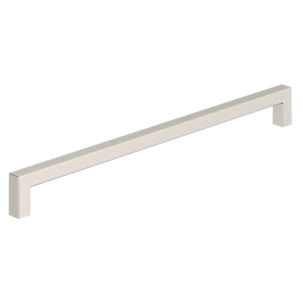 Amerock 10 1/16" Centers Monument Cabinet Pull In Satin Nickel
