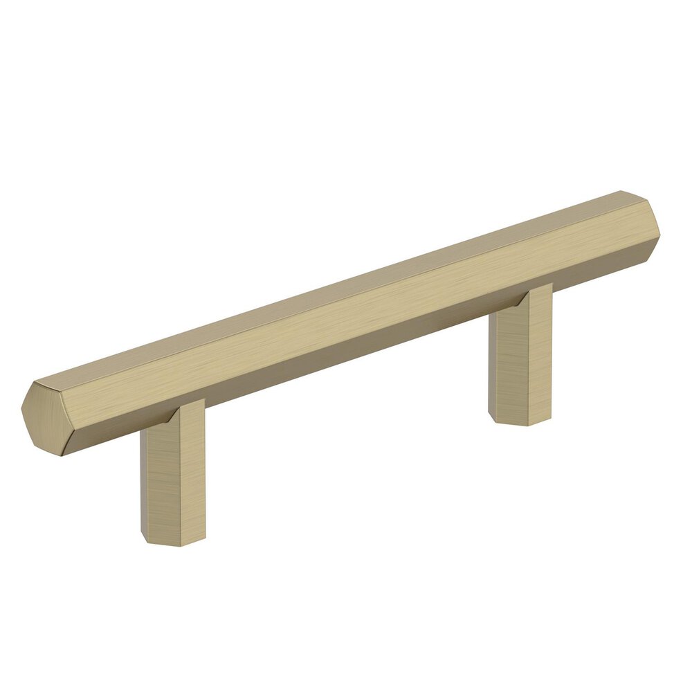Amerock 3" Centers Caliber Cabinet Pull In Golden Champagne