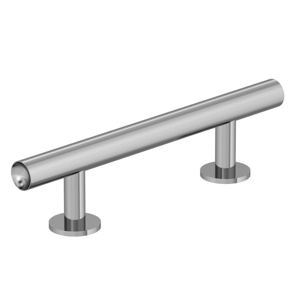 Amerock 3" Centers Radius Cabinet Pull In Polished Chrome