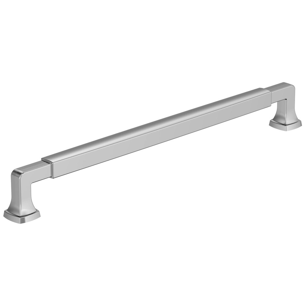 Amerock 10 1/16" Centers Stature Cabinet Pull In Polished Chrome