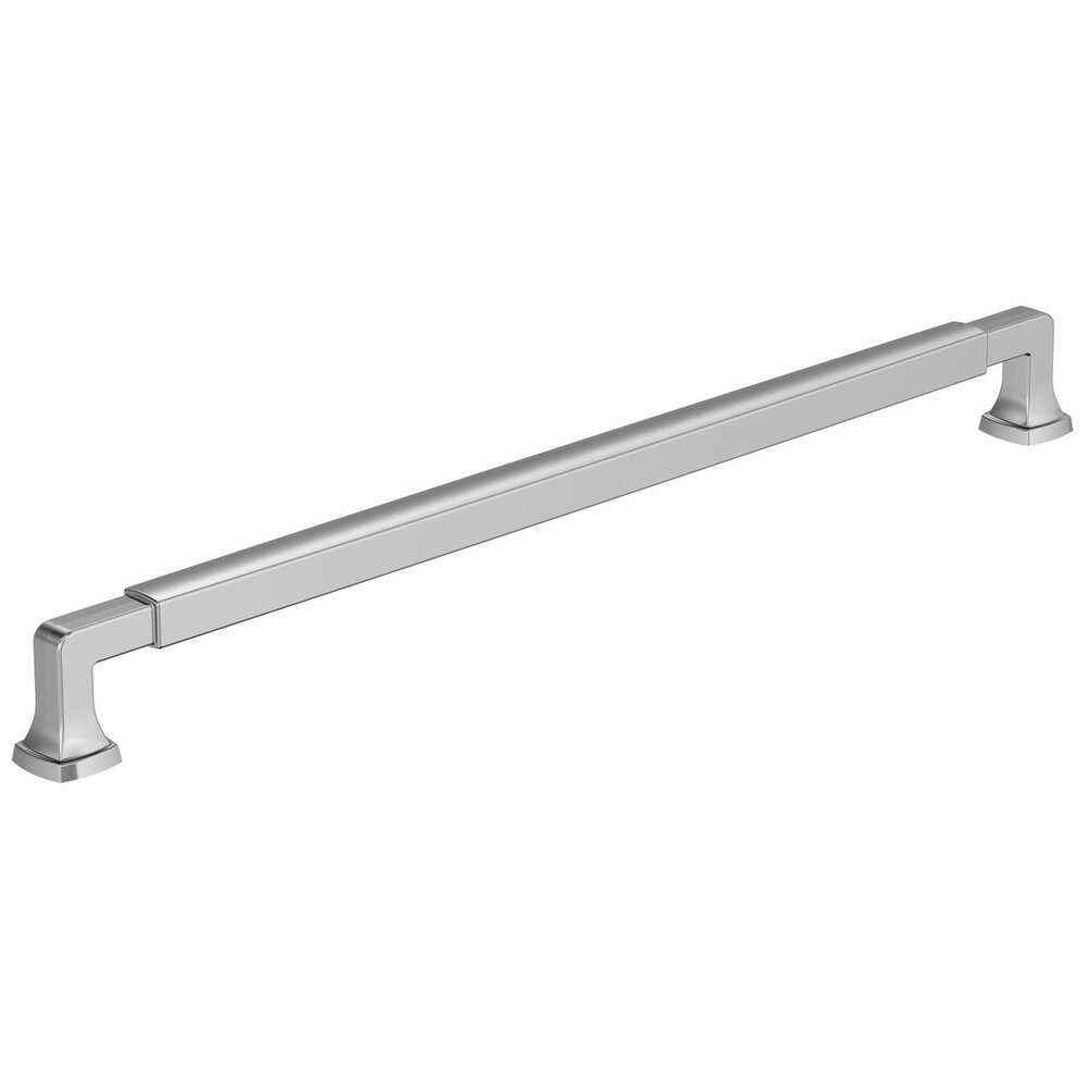 Amerock 12 5/8" Centers Stature Cabinet Pull In Polished Chrome