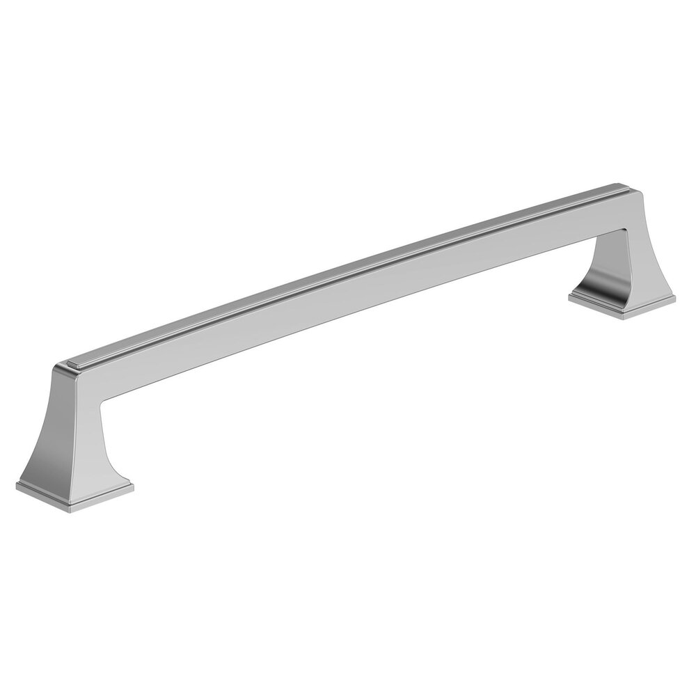 Amerock 8" Centers Mulholland Cabinet Pull In Polished Chrome