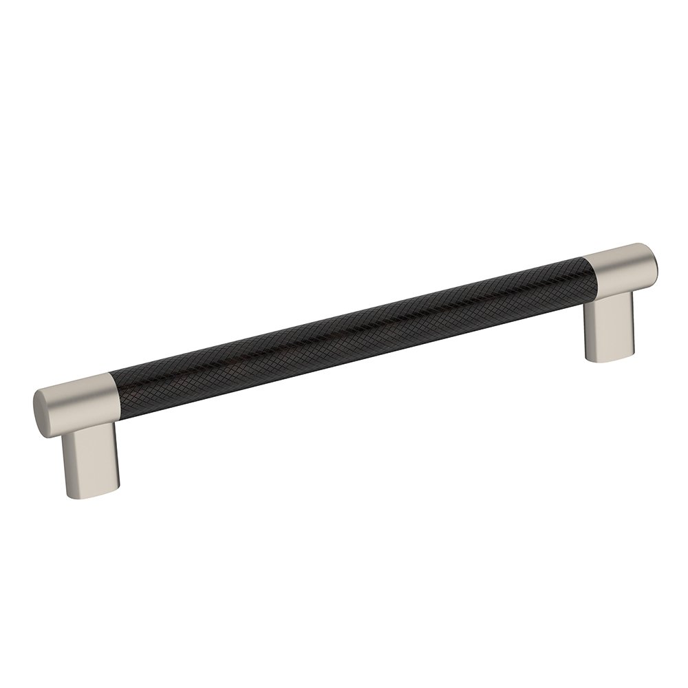 Amerock 8" (203 mm) Centers Pull in Satin Nickel And Oil Rubbed Bronze
