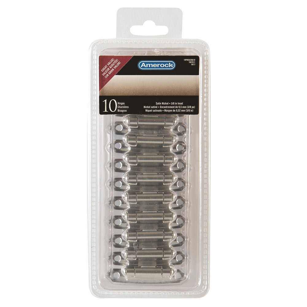 Self Closing Face Mount Cabinet Hinges 10 PACK Of Self Closing