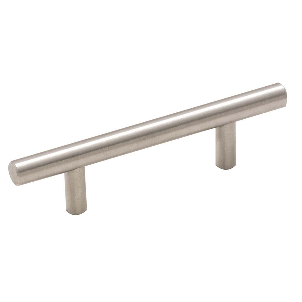 Amerock Brushed Stainless Steel Bar Pull 3" Centers