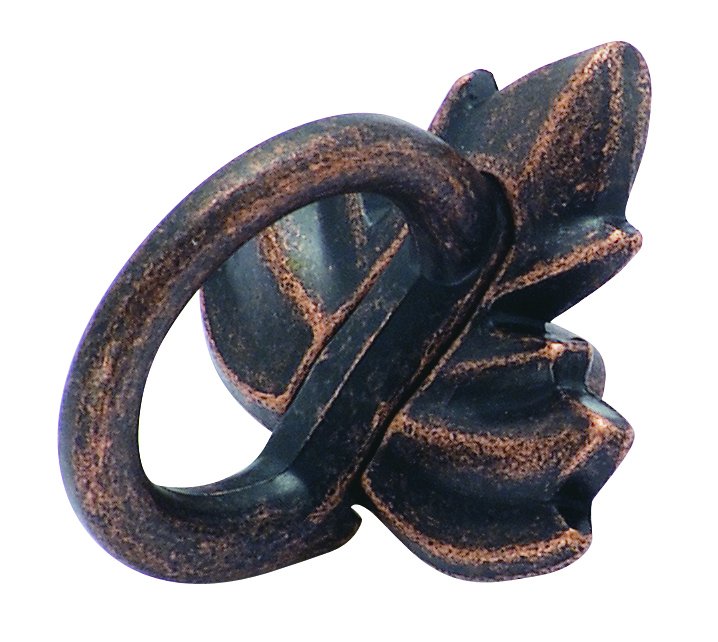 Amerock Rustic Bronze Leaf Ring Knob 1 1/2" (38mm)