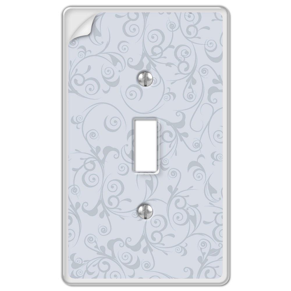 Amerelle Wallplates Paper-It Clear Composite Single Toggle Wallplate in Clear