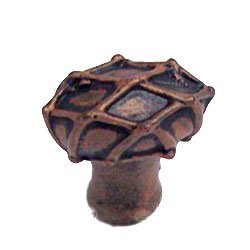 Anne at Home Harlequin Knob Small in Bronze with Copper Wash