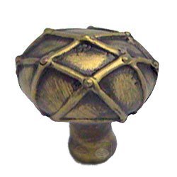 Anne at Home Harlequin Knob Large in Pewter with Maple Wash