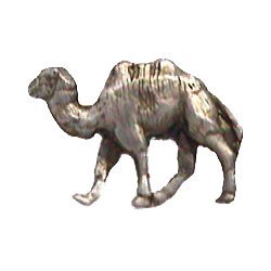 Anne at Home Camel Knob Left in Satin Pewter