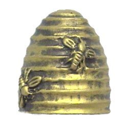 Anne at Home Beehive Knob in Satin Pewter