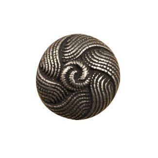 Anne at Home Knot Knob in Black with Cherry Wash