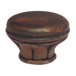 Anne at Home Pompeii Large Plain Knob in Bronze Rubbed