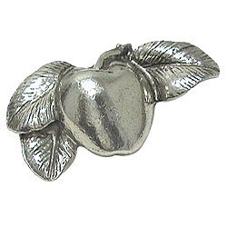 Anne at Home Apple Knob in Brushed Natural Pewter
