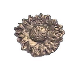 Anne at Home Sunflower Round Knob (Small) in Bronze Rubbed