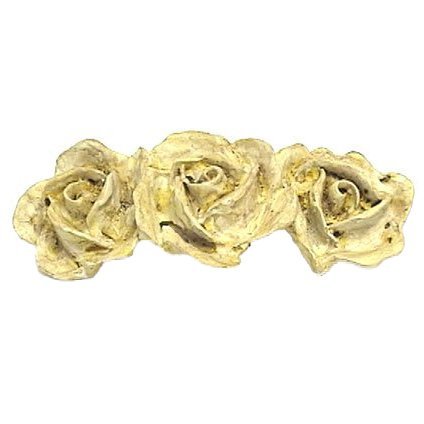 Anne at Home Three Roses Pull in Gold