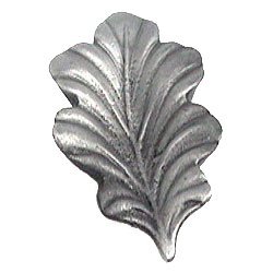 Anne at Home Fancy Oak Leaf Knob (Large) in Pewter with Copper Wash