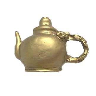 Anne at Home Tea Pot Knob (Spout Left) in Rust with Black Wash