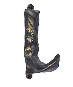 Anne at Home Front Boot Hook in Black with Maple Wash