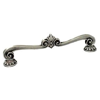 Anne at Home 8" Center Oversized Pull in Pewter with Cherry Wash