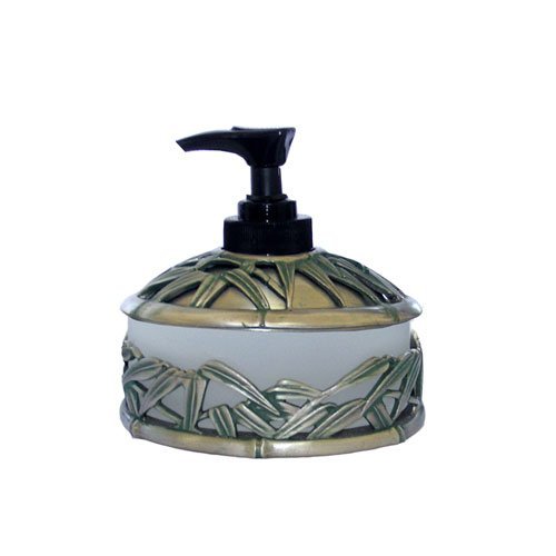 Anne at Home Bathroom Accessory Vanity Top Bamboo Small Dispenser in Antique Bronze