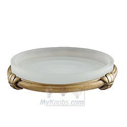 Anne at Home Bathroom Accessory Vanity Top Pompeii Soap Dish in Bronze with Verde Wash