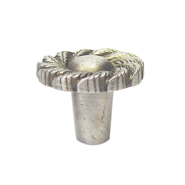Anne at Home Flight Small Knob in Pewter with Terra Cotta Wash