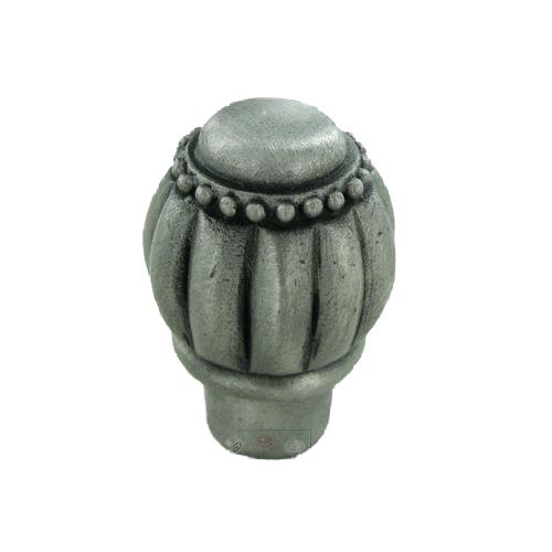 Anne at Home 7/8" Diameter Knob in Black with Chocolate Wash