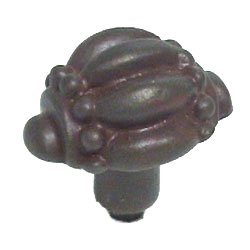 Anne at Home Renaissance Knob - Large in Rust with Black Wash