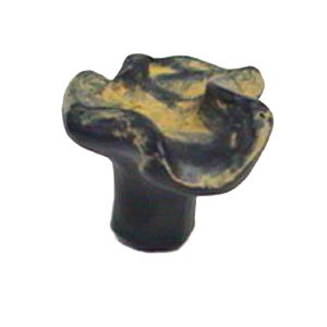 LW Designs Clayforms B Knob - 1 1/2" in Antique Gold