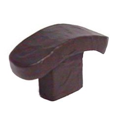 LW Designs Stucco Knob F in Pewter with Maple Wash