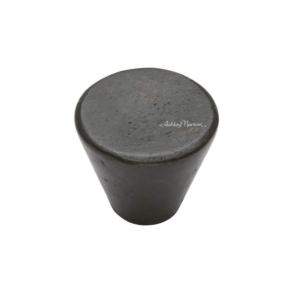 Ashley Norton Hardware 1 1/4" Round Conical Knob in Dark Bronze