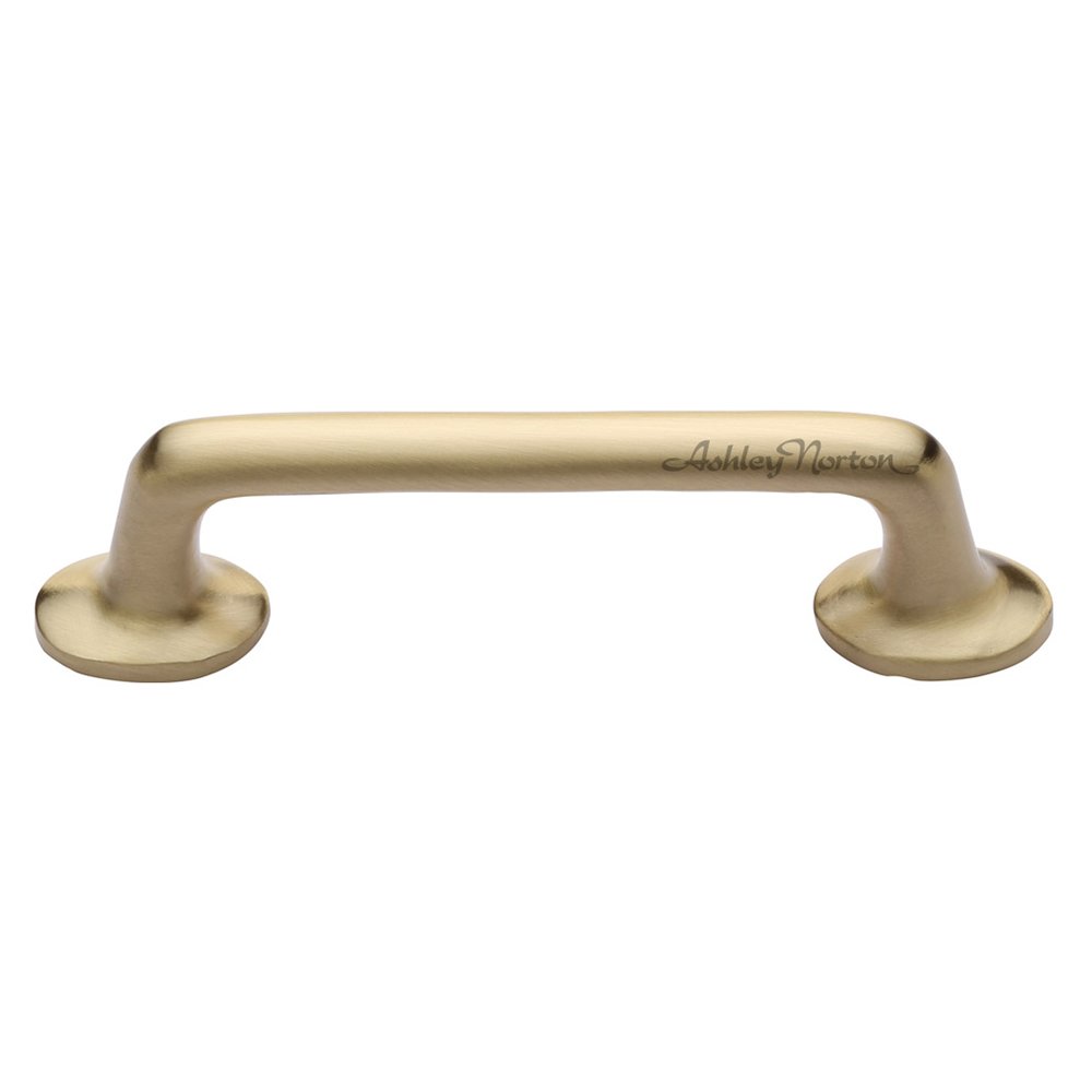 Solid Brass 6" Centers Classic Transition Pull in Flat