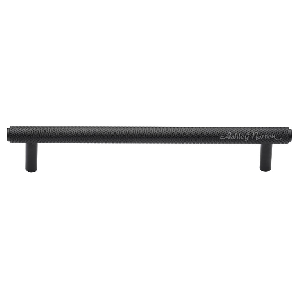 Ashley Norton Hardware 4" Centers Basel Knurled Pull in Dark Oil Rubbed