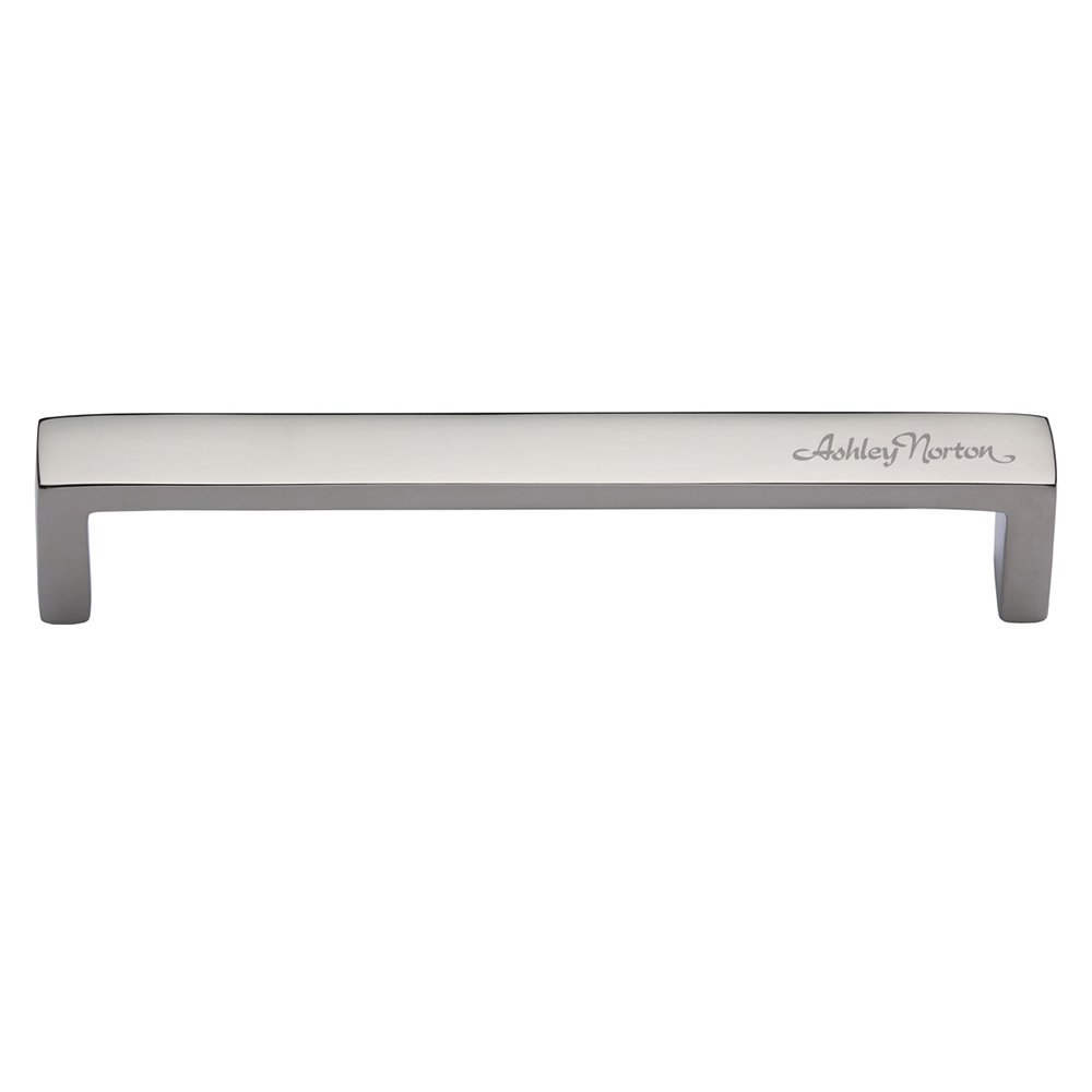 Ashley Norton Hardware 6" Centers Wide Modern Pull in Polished Nickel