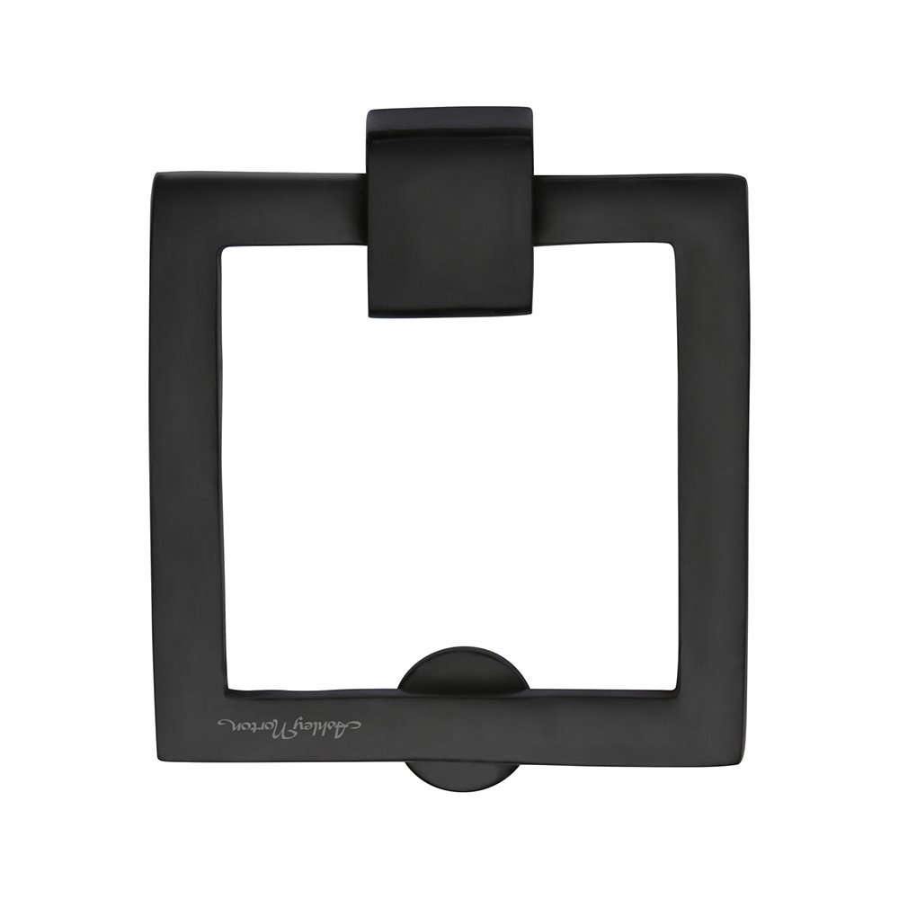 Ashley Norton Hardware 2" Square Drop Pull in Flat Black