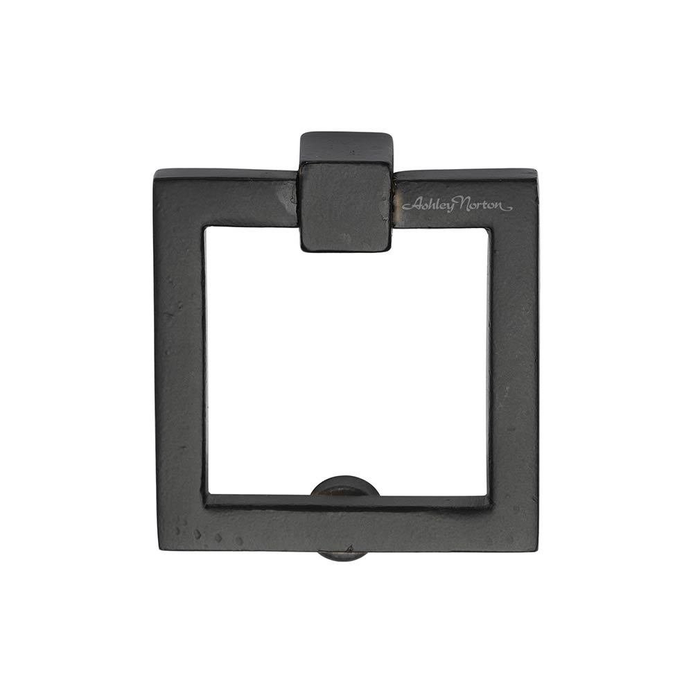 Ashley Norton Hardware 1 1/2" Long Square Drop Pull in Distressed Black