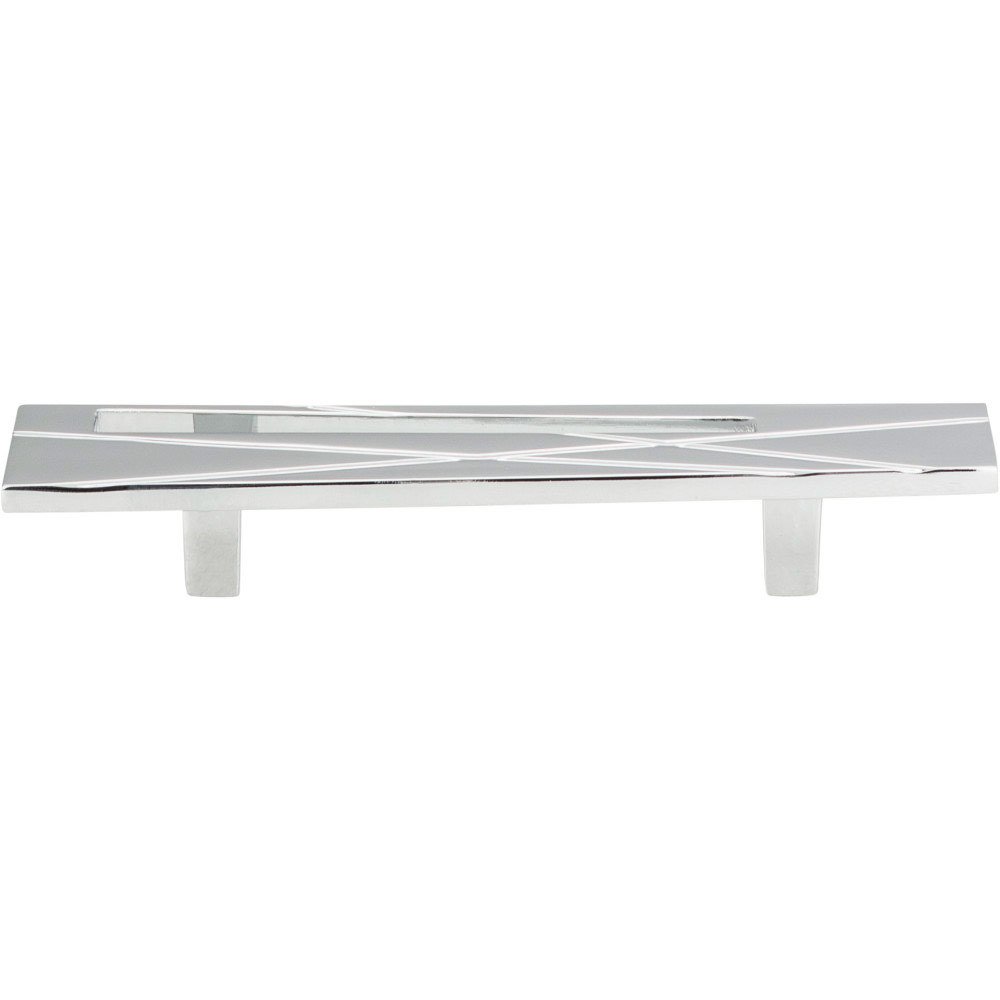 Atlas Homewares 3" Centers Left Pull in Polished Chrome