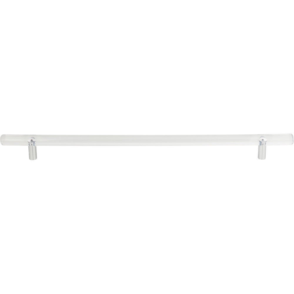 Atlas Homewares Cabinet Hardware - Optimism 11 5/16" Centers Pull in Clear Acrylic and Polished Chrome