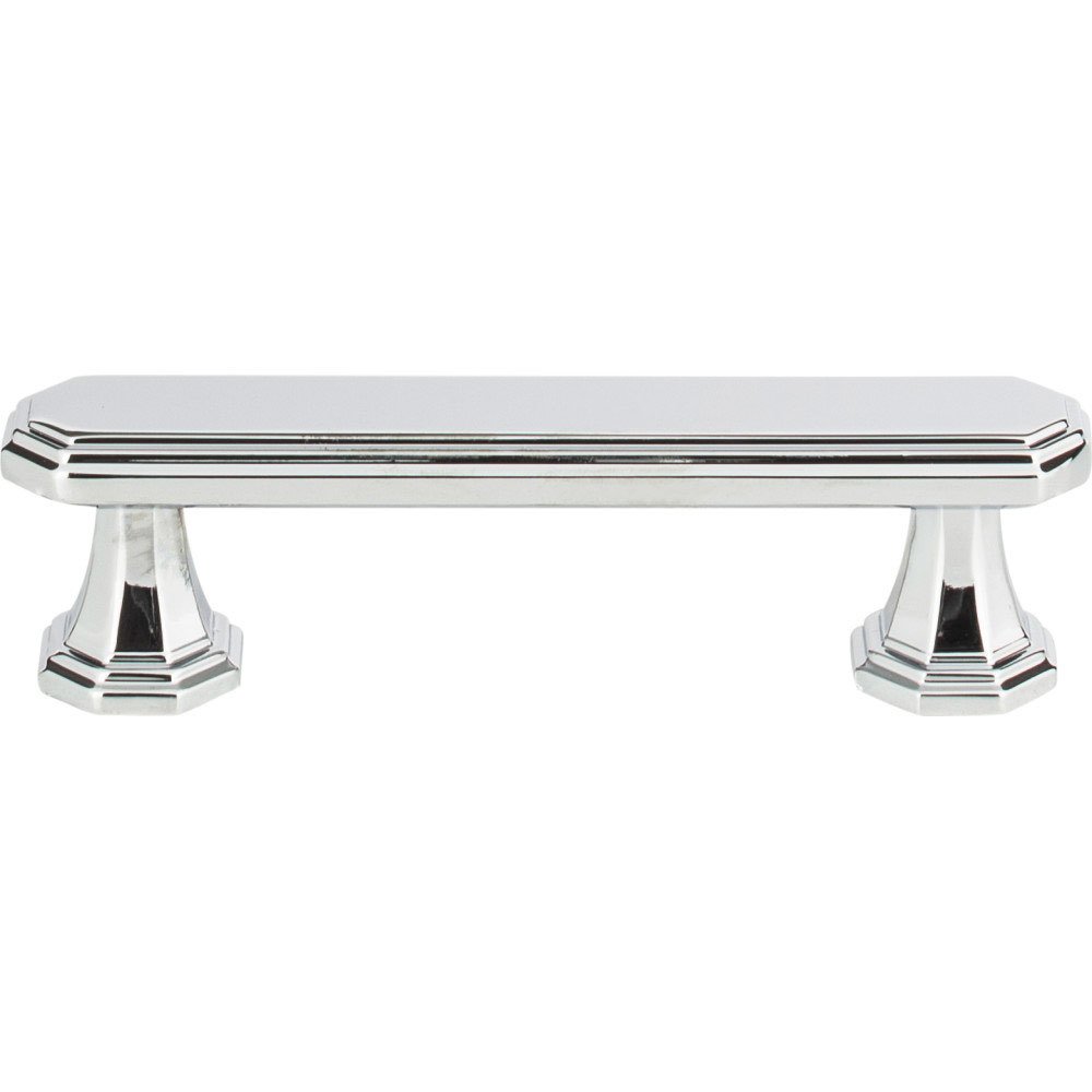 Atlas Homewares 3 3/4" Centers Dickinson Pull in Polished Chrome